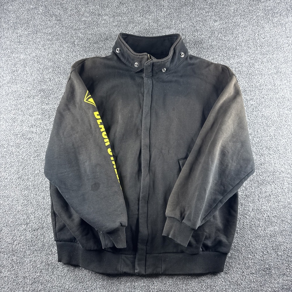 Black Stallion FR Jacket Mens M Black Full Zip Flame Resistant Welding JF1331-BK